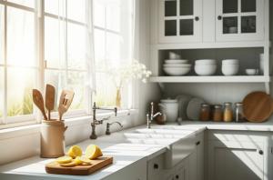 Imagem para o artigo: Farmhouse Kitchen Clutter: The Real Reason & Quick Fixes