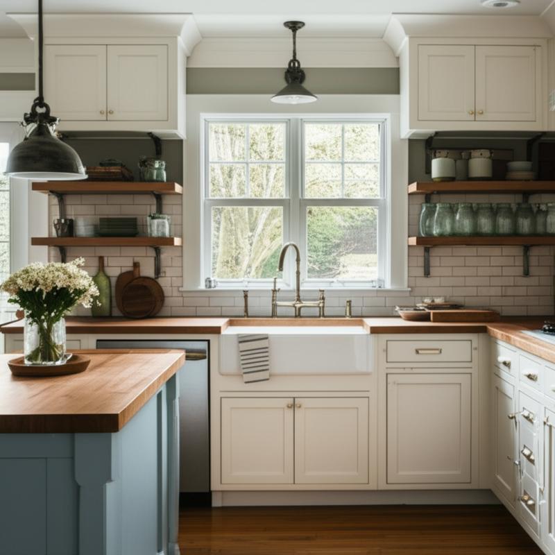 Farmhouse Kitchen Dreams: Transform Your Builder-Grade Space