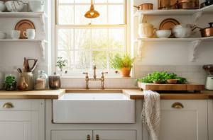 Imagem para o artigo: Farmhouse Kitchen Trends Costing You Money (And What To Do Instead!)