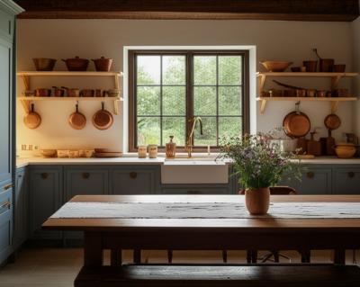 Farmhouse Kitchens: The Science Behind Calm & Relaxation