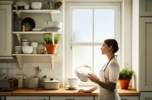 Imagem para o artigo: Open Shelving Nightmares: Farmhouse Kitchens & Hidden Truths