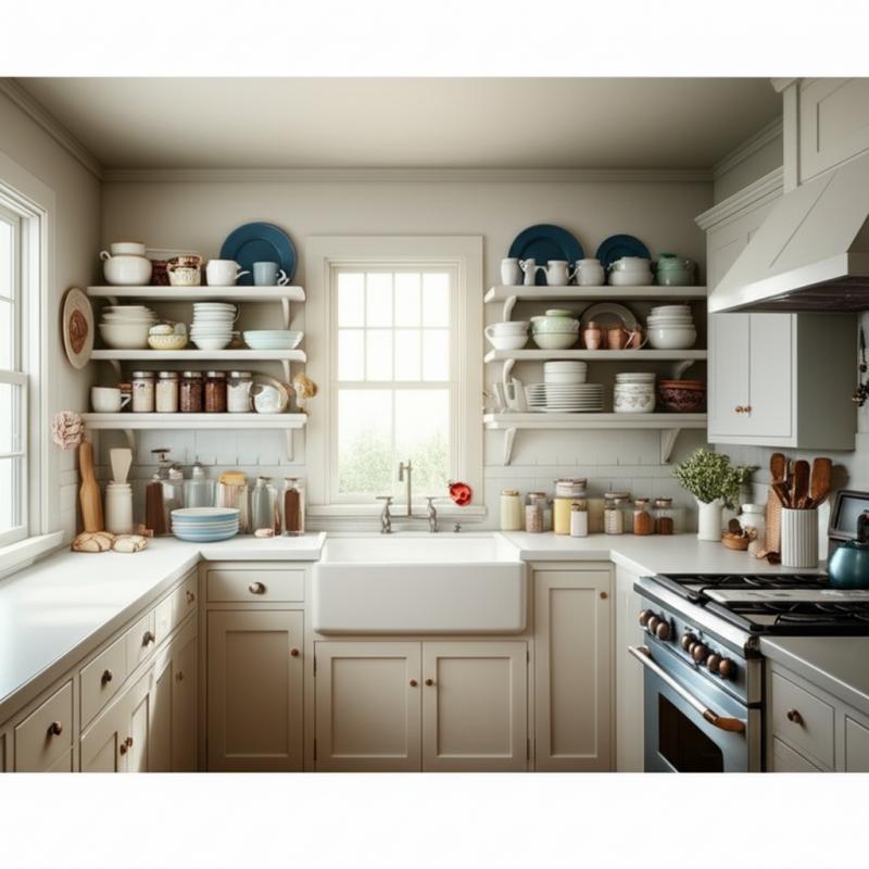 Rustic Charm or Roaches? Open Shelving in Farmhouse Kitchens: The Truth
