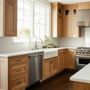 Imagem para o artigo: Stop Painting Farmhouse Cabinets White! (Here's Why)